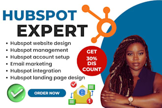 hubspot crm setup, manage real estate hubspot automation, hubspot website design