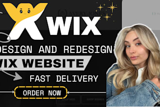 design a custom wix business website, booking website, redesign, landing page