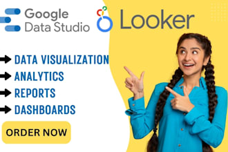 create google data studio report analytic looker studio data visualization