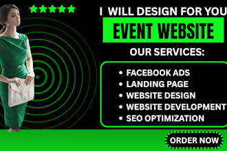 event ticket  event management, event listings  website