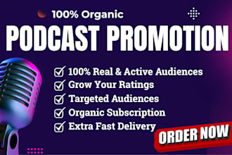 do organic podcast promotion to increase downloads ratings and targeted audience