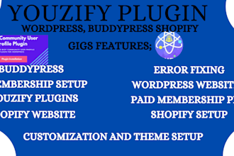 install and customize youzify plugins wordpress membership site with memberpress