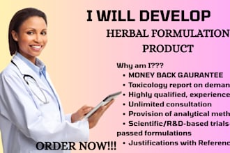formulate herbal remedies and cosmetic formulations