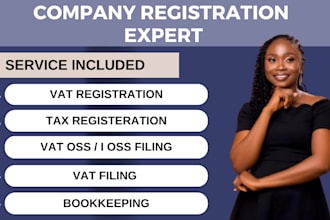 do vat and company registration for germany, UK, italy, ireland, malta