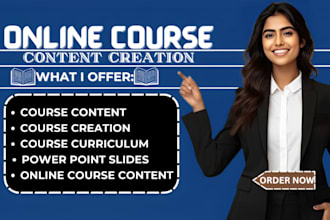 do course curriculum training manual online course creation and course content