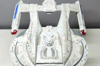 model hard surface scifi vehicles spaceships star trek star wars armour props