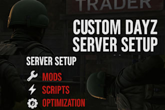 make a dayz serve with scripts and mods for you