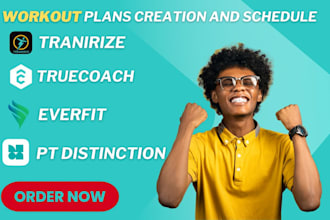 setup and upload workouts on trainerize truecoach everfit and pt distinction