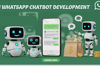 build whatsapp ai chatbot meta chatbot business api automation n8n, gpt, cxgeni