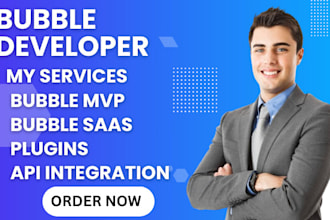 build functional mvp saas bubble marketplace bubble website as bubble developer