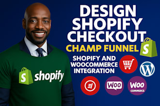 design shopify checkout champ funnel shopify and woocommerce integration