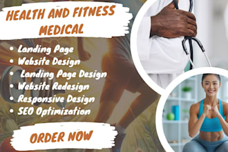 health and wellness website, weight loss, theraphy, life coach, medical website