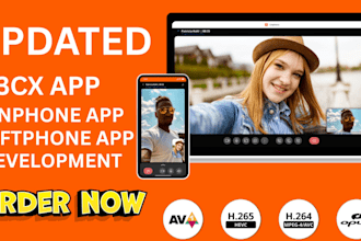 develop linphone app, softphone app, 3cx app, voip app