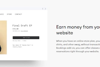 design a modern and SEO friendly music, podcast, or dj website