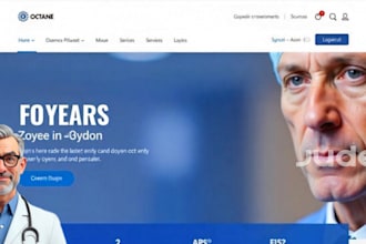 create doctor clinic hospital medical dentist healthcare medicare website