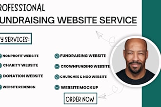 nonprofit, charity, fundraising, ngo, crownfunding church website for donation