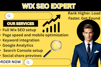 optimize your wix website meta tags google ranking wix website SEO and speed