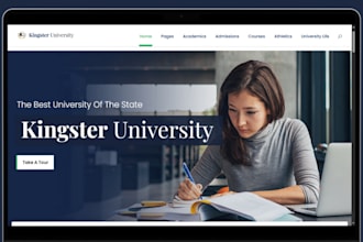 build lms educational website elearning education online course website
