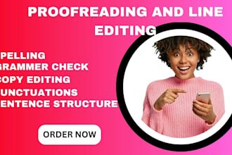 proofread copy edit and line edit your nonfiction