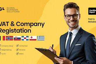 do vat, company registration in belgium, iceland, malta greece slovenia ukraine