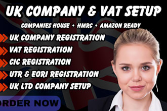 handle UK company registration, vat registration, UK company formation