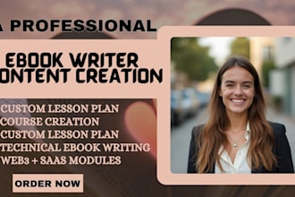 create ebook content course creation crypto technical content saas web3 ebook