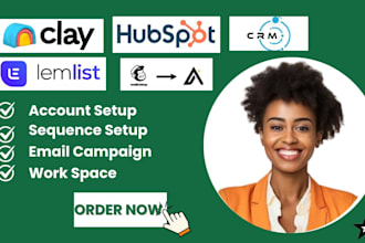 setup claycom workflow apollo io sequence hubspot automation