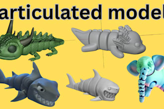 design articulated flexi toys model 3d toys articulated dragon model for print
