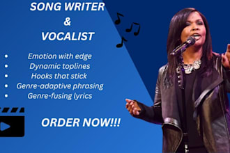 be your female vocalist in trap, boombap, salsa rap, deep house, trance house