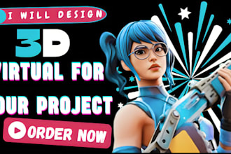 make minecraft thumbnail in 2d or 3d with exelence, 3d roblox gfx thumbnail