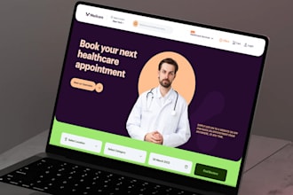 develop healthcare website, clone hospital website, therapy, doctor, wellness