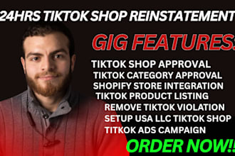 remove  tiktok shop violation, tiktok shop reinstatement, suspension in 24hrs