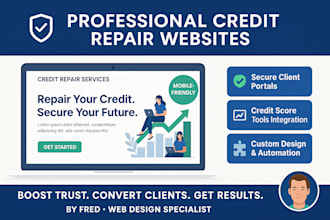 clone or design credit repair website with SEO