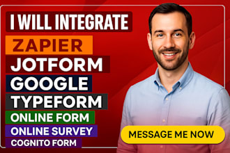 integrate zapier jotform google typeform online form online survey cognito form
