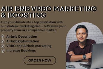 promote airbnb vrbo lodgify hotel bookings marketing boosting and campaign