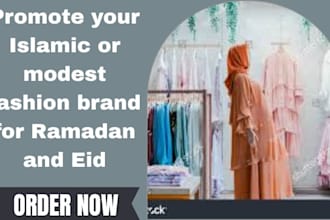 promote your islamic or modest fashion brand for ramadan and eid