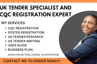 do cqc registration ofsted registration uk tender business plans for health care