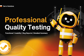 professionally test your web app