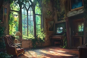 design environment interior or landscape concept art