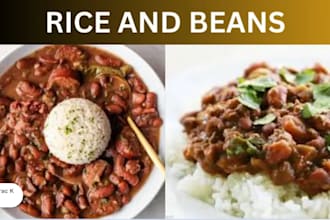 do your delicious rice and beans with soup delicacy for you