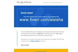 provide google adsense approval guarantee service