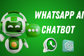 build whatsapp chatbot, whatsapp business api, fix n8n automation, gpt4, cxgenie