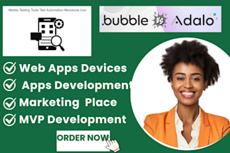 build adalo io mvp marketplace website mobile app beta manual user testing