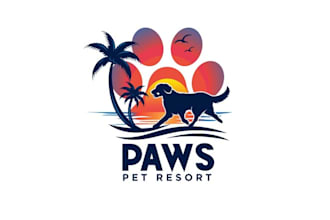 design attract owners pet resort logo