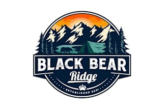 design black bear ridge logo