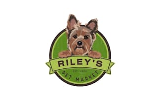 design natural pet supply store logo
