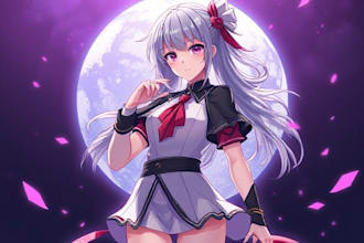 make design visual novel anime character