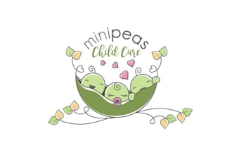 design exceptional little peas child care logo