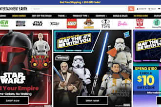 design profitable comics shopify store entertainment store comics website