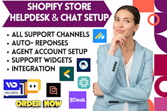 setup shopify helpdesk gorgias willdesk commslayer edesk kim herodesk dc outvio